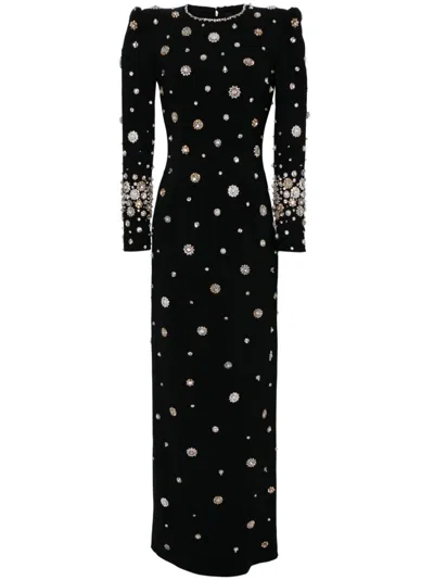 Jenny Packham Galaxy Dress In Black