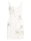 Jenny Packham Giselle Embellished Mini Dress In White