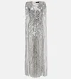 Jenny Packham Cocktailkleid Gold Rush Mit Pailletten In Silber