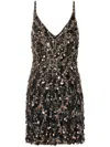 Jenny Packham Haze Short Dress In Black