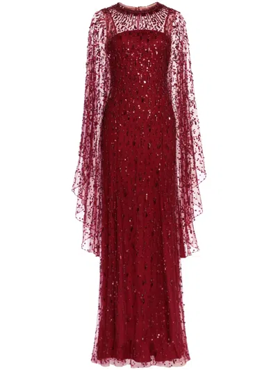 Jenny Packham Hestia Dress In Red