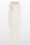 Jenny Packham Hestia Embellished Maxi Dress In White