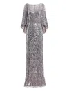 Jenny Packham Embellished Ines Gown In Gray