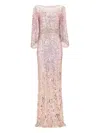 Jenny Packham Ines Sequin-embellished Dress In Pink