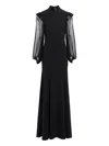 Jenny Packham Isabelle Maxi Dress In Black