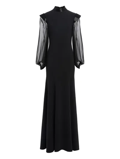 Jenny Packham Isabelle Maxi Dress In Black