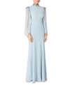 Jenny Packham Isabelle Maxi Dress In Blue