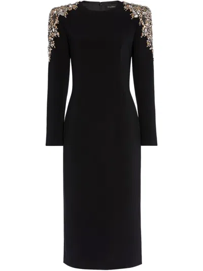 Jenny Packham Isla Dress In Black