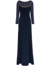 Jenny Packham Jamilia Maxi Dress In Blue