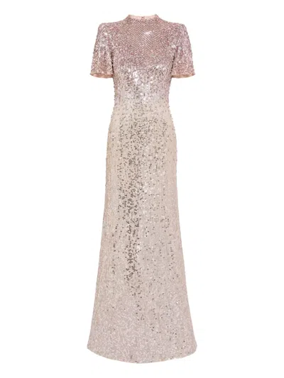 Jenny Packham Jourdain Sequin-embellished Gown