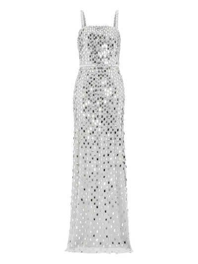 Jenny Packham Juliette Maxi Dress In Metallic