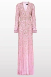 Jenny Packham Kaia Gown In Pink