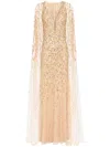 Jenny Packham Kasai Gown In Neutrals