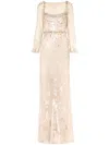 Jenny Packham Kestra Sequin-embellished Maxi Dress In Multi