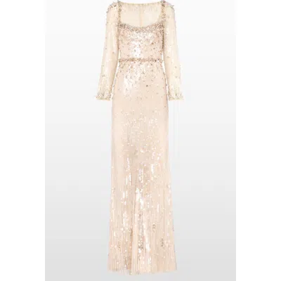 JENNY PACKHAM JENNY PACKHAM KESTRA SEQUIN-EMBELLISHED MAXI DRESS
