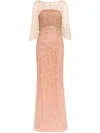 Jenny Packham Kia Maxi Dress In Pink