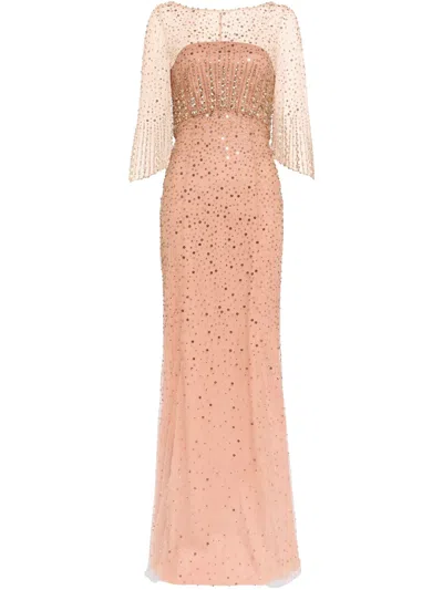 Jenny Packham Kia Maxi Dress In Pink