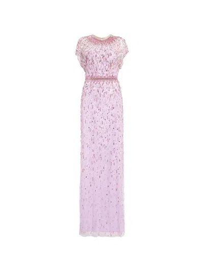 Jenny Packham Lauretta Gown In Pink