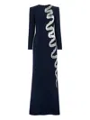 Jenny Packham Liberty Maxi Dress In Blue
