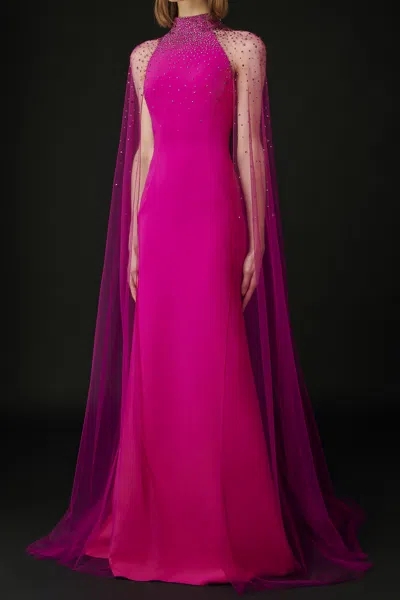 Jenny Packham Limelight Gown In Pink