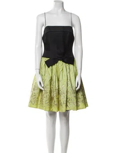 Pre-owned Jenny Packham Linen Mini Dress