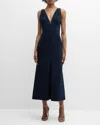 JENNY PACKHAM LOLA PLUNGING CRYSTAL STRAPPY GOWN