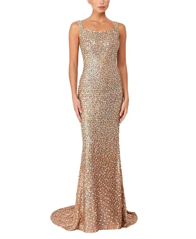 JENNY PACKHAM LOTUS SEQUIN-EMBELLISHED OPEN-BACK MAXI DRESS