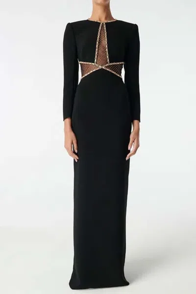 Jenny Packham Luca Gown In Black