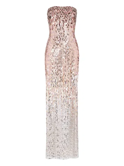 Jenny Packham Lucille Maxi Dress In Neutral