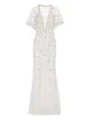 Jenny Packham Luna Maxi Dress In White