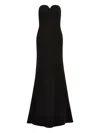 Jenny Packham Lust Strapless Maxi Dress In Black