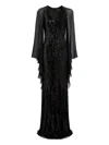 Jenny Packham Lyrical Dress In Black