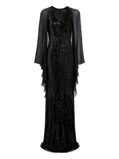 Jenny Packham Lyrical Dress In Black