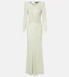 Jenny Packham Macelline Sequined Gown In White