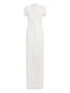 Jenny Packham Madeleine Sequin Beaded Dress In White