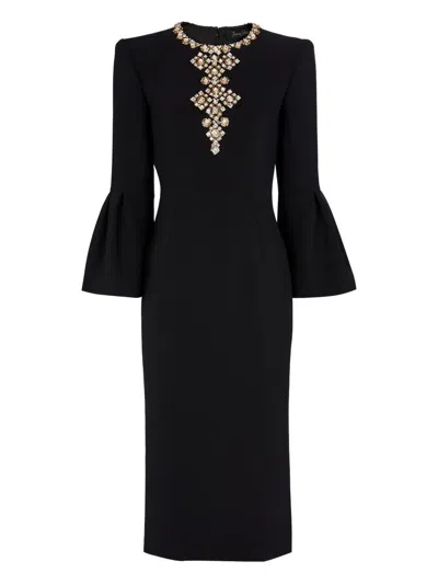 Jenny Packham Margot Dress In Black