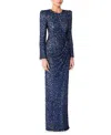 Jenny Packham Marie Maxi Dress In Blue