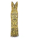 Jenny Packham Marion Maxi Dress In Green