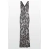 Jenny Packham Marion Maxi Dress In Black