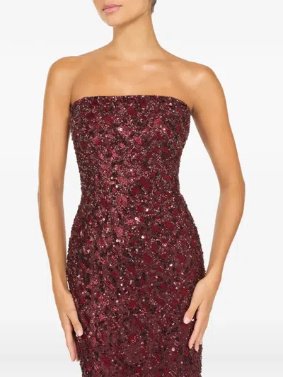 Jenny Packham Maxi Sirocco Dress In Red
