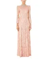 Jenny Packham Memphis Sequin-embellished Maxi Dress In Pink