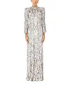 Jenny Packham Memphis Sequin-embellished Maxi Dress In White