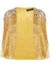 Jenny Packham Gaia Jacket In Yellow