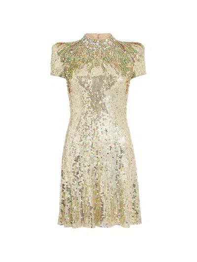 Jenny Packham Mini Tala Dress In Green