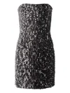 Jenny Packham Strapless Minuit Mini Dress