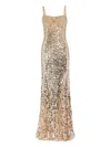 Jenny Packham Mirabeau Sequin-embellished Dress In Gold