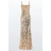 Jenny Packham Mirabeau Sequin-embellished Dress In Gold
