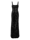 Jenny Packham Mirabeau Sequin-embellished Maxi Dress In Black