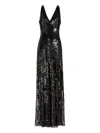 Jenny Packham Night Fever Maxi Dress In Black