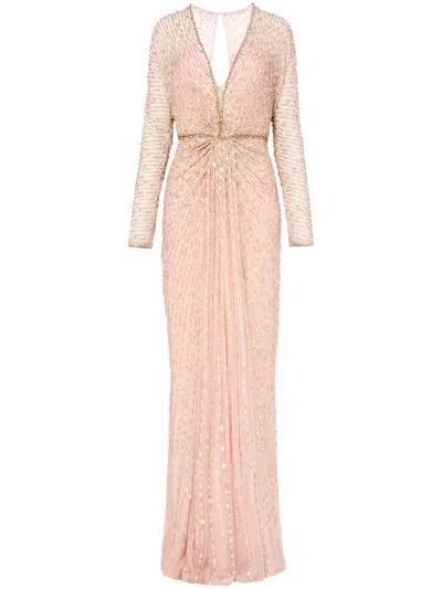 Jenny Packham Nina Dress In Neutrals